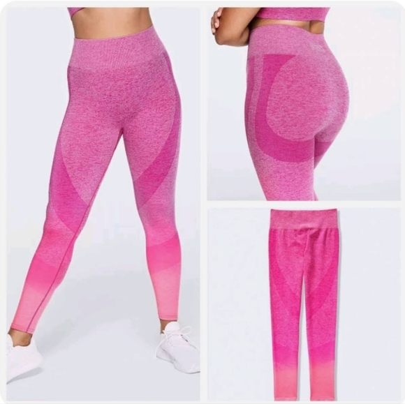 Victoria's secret PINK seamless pink leggings - Picture 2 of 12